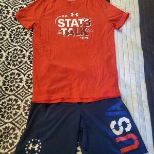 Under Armour Shirt and T-shirt big boys (size M)